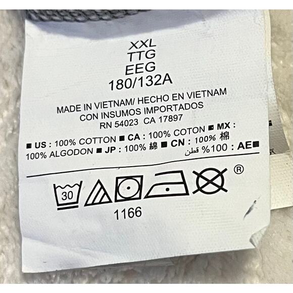 OLD NAVY V-NECK SHORT SLEEVE T-SHIRT, WOMENS, XXL, GREY WITH THIN WHITE STRIPES - Picture 9 of 10